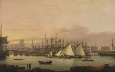 Port w Londynie autorstwa Thomas Luny