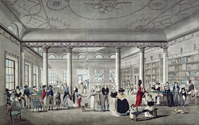 Biblioteka Halla w Margate, 1789 autorstwa Thomas Malton