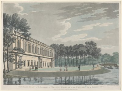 Front Wschodni Biblioteki Trinity College autorstwa Thomas Malton
