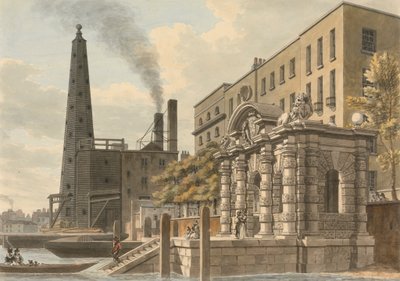 York Water Gate autorstwa Thomas Malton the Younger