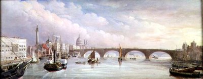Podejście do Billingsgate (olej na płótnie) autorstwa Thomas Mann Baynes