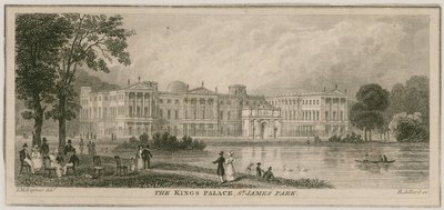 Pałac Buckingham autorstwa Thomas Mann Baynes