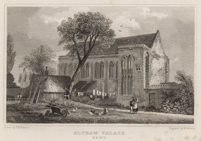 Pałac Eltham, Kent autorstwa Thomas Mann Baynes