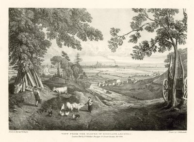 Widok ze zboczy Highgate Archway autorstwa Thomas Mann Baynes