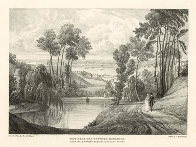 Widok w pobliżu Rotundy, Woolwich, Londyn autorstwa Thomas Mann Baynes