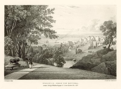 Woolwich z Rotundy w Londynie autorstwa Thomas Mann Baynes