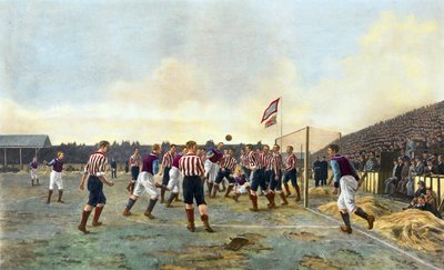Aston Villa v Sunderland, autorstwa Thomas Marie Madawaska Hemy