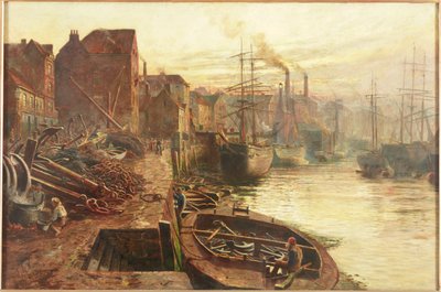 Stary Sunderland, 1885 autorstwa Thomas Marie Madawaska Hemy