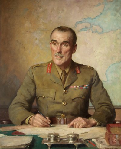 Generał brygady John Hay Beith (pseudonim: Ian Hay) (olej na płótnie) autorstwa Thomas Martine Ronaldson