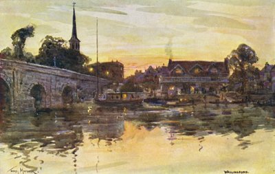 Tamiza: Wallingford (litografia kolorowa) autorstwa Thomas Maybank