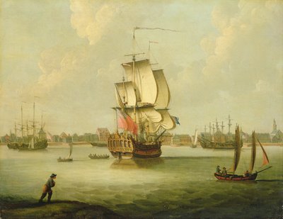 Widok Charleston w Karolinie Południowej (olej na płótnie) autorstwa Thomas Mellish