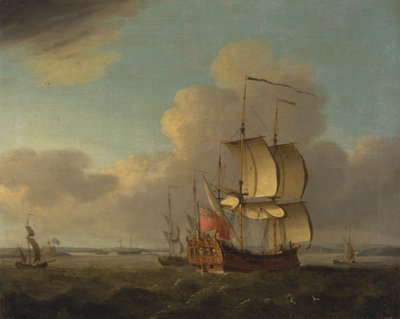 Żegluga w ujściu Tamizy autorstwa Thomas Mellish