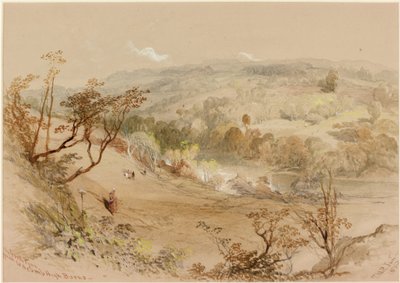 On the North Tyne Opposite Acomb High Barns (kolor nadwozia) autorstwa Thomas Miles II Richardson