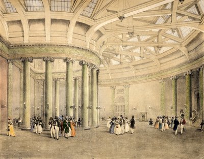 Centralna Giełda, News Room, c.1838 autorstwa Thomas Miles Richardson