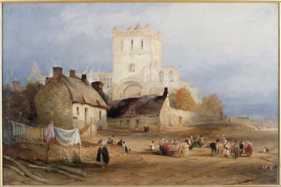 Opactwo Jedburgh, ok.1835 autorstwa Thomas Miles Richardson