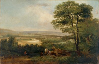 „Krajobraz: widok w Northumberland”, 1804-1848 autorstwa Thomas Miles Richardson I