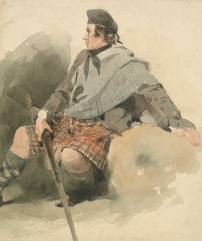 Siedzący góral autorstwa Thomas Miles Richardson Sr.