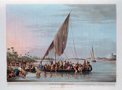 Prom w pobliżu Nedssili, Egipt, 1801 autorstwa Thomas Milton