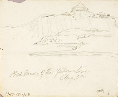 Złe ziemie Yellowstone autorstwa Thomas Moran
