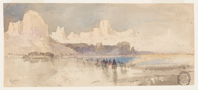 Kanion Rio Virgin, South Utah autorstwa Thomas Moran