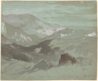 Klify Ecclesbourne w pobliżu Hastings autorstwa Thomas Moran