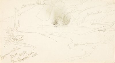 Gejzer w Hillside, Norris, Huragan autorstwa Thomas Moran