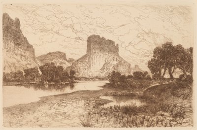 Green River, Terytorium Wyoming autorstwa Thomas Moran