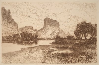 Green River, Terytorium Wyoming autorstwa Thomas Moran