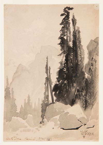 Półkopuła, Yosemite autorstwa Thomas Moran
