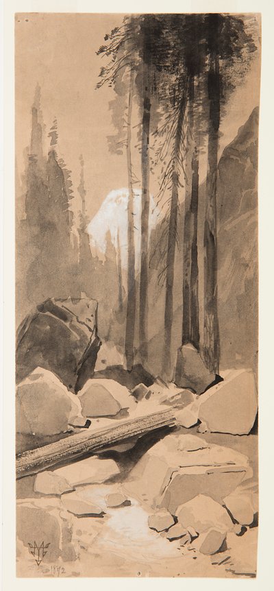 W Dolinie Yosemite autorstwa Thomas Moran