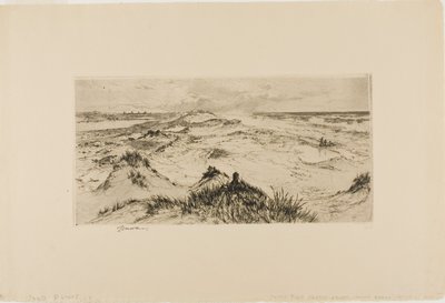 Patrząc na wydmy – Easthampton autorstwa Thomas Moran