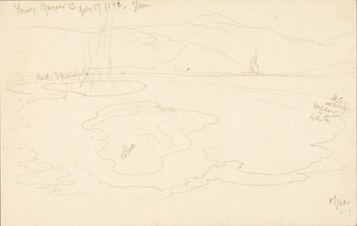 Dolny basen gejzerowy autorstwa Thomas Moran