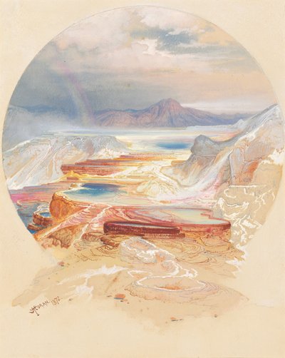 Taras Minerwy, Yellowstone autorstwa Thomas Moran