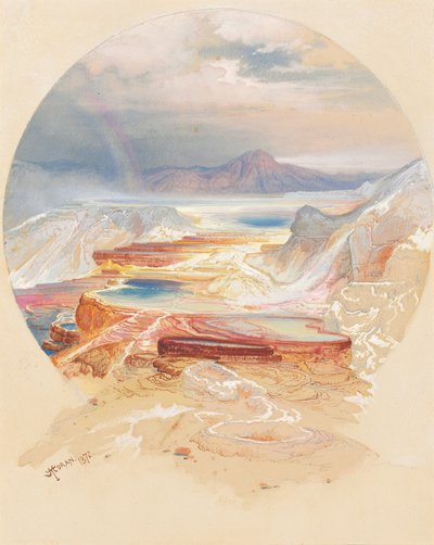 Taras Minerwy, Yellowstone autorstwa Thomas Moran
