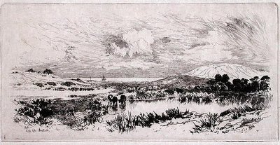 Stawy Montauk, Long Island autorstwa Thomas Moran
