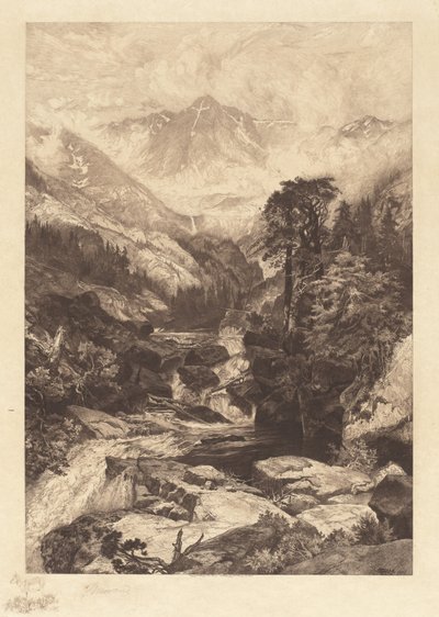 Góra Świętego Krzyża, Kolorado autorstwa Thomas Moran