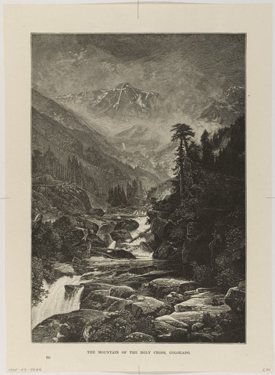 Góra Świętego Krzyża, Kolorado autorstwa Thomas Moran