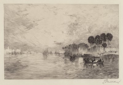 Rzeka Świętego Jana, Floryda autorstwa Thomas Moran