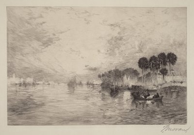 Rzeka St. Johns, Floryda autorstwa Thomas Moran
