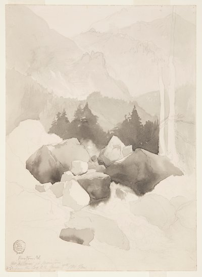 Studium Ruxton, Kolorado autorstwa Thomas Moran