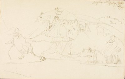 Sulphur Mountain autorstwa Thomas Moran