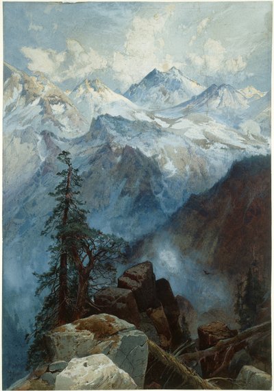 Szczyt Sierras autorstwa Thomas Moran