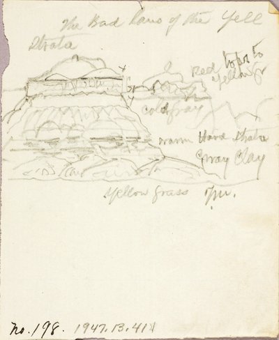 Złe ziemie Yellowstone autorstwa Thomas Moran