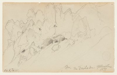 Diabelska Jama, Yellowstone autorstwa Thomas Moran