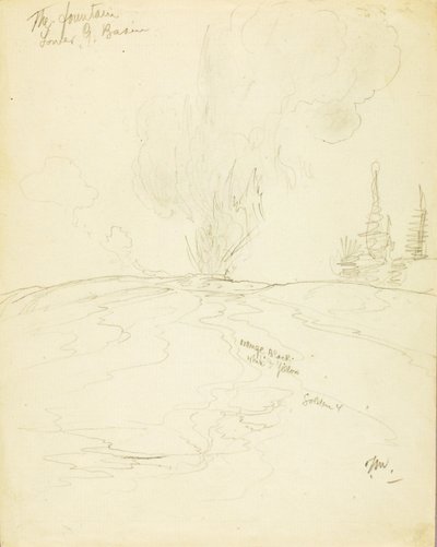 Fontanna, Dolna Kotlina Gejzerów, Yellowstone autorstwa Thomas Moran