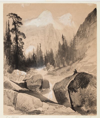The North Dome, Yosemite, Kalifornia autorstwa Thomas Moran