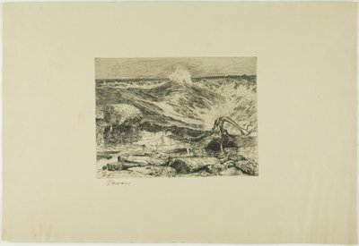 The Rapids Above Niagara autorstwa Thomas Moran