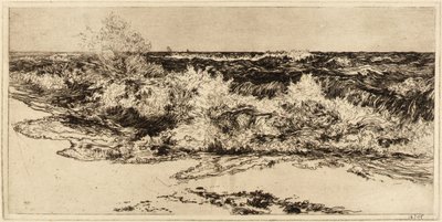 Huczące morze autorstwa Thomas Moran