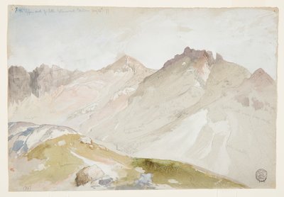 Górny koniec kanionu Little Cottonwood, pasmo Wasatch, niedaleko Ogden, Utah autorstwa Thomas Moran