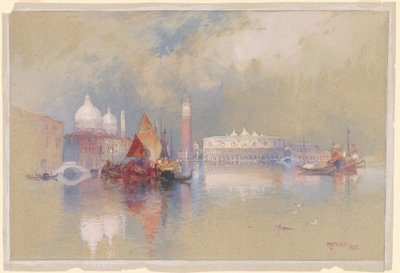Widok na Wenecję autorstwa Thomas Moran